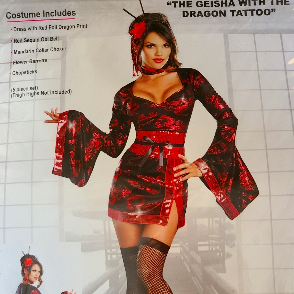 The Geisha with the Dragon Tattoo Costume